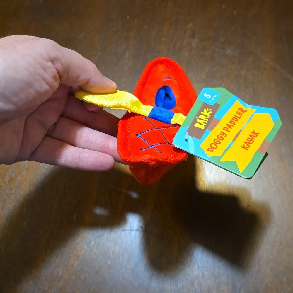 Bark Dog Toy‎ Doggy Paddler Kayak NWT